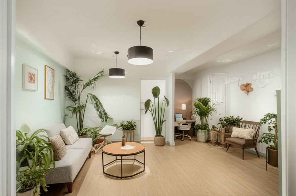 Coworking com Salas Acolhedoras